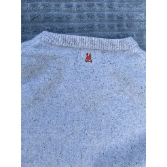 PSYCHO BUNNY SWEATER BEIGE Size Large